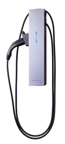 EVコンポ Mode3 充電ケーブル付タイプ 屋外鋼板製壁掛型