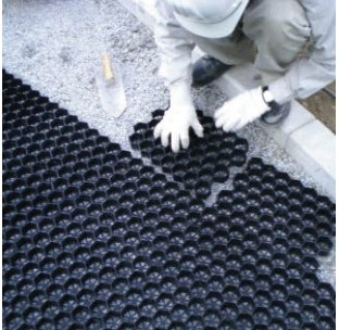 施工手順 グラバパネルを敷き並べる
