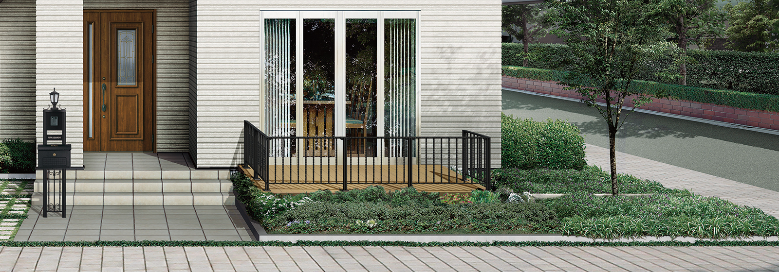 YKK AP シャローネ デッキフェンス 1型