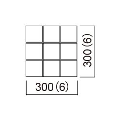 ティア 形状図 100角平ユニット