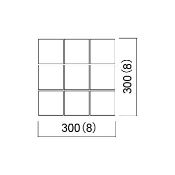グリーンウッドⅢ 形状図 100角平ユニット