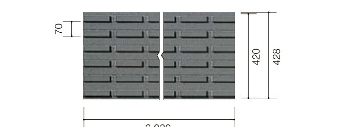 ベースサイディング TBS-1NA（カットサンプル）