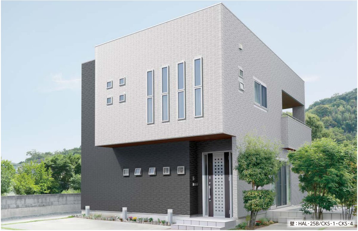 セラヴィオ K 壁:HAL‐25B/CKS‐1・CKS‐4 施工例(住宅外観)